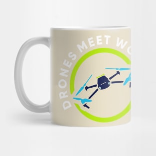 Drones Meet World For Dar Shirts Mug